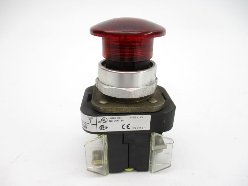 ALLEN BRADLEY 800T-QMH24R SER. T 24V (WH) NSMP