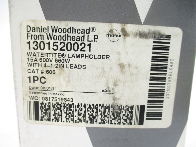 DANIEL WOODHEAD 1301520021 606 600V 15A NSMP
