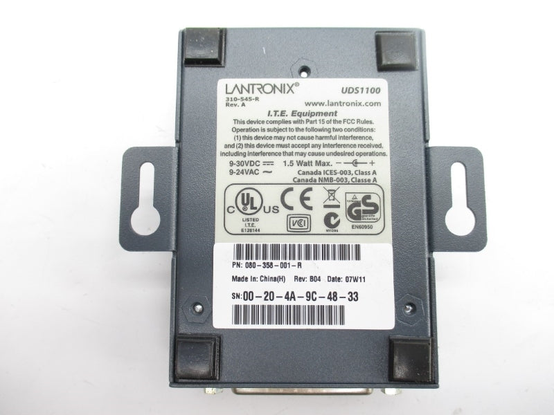 LANTRONIX 080-358-001-R UD1100001-01 NSMP
