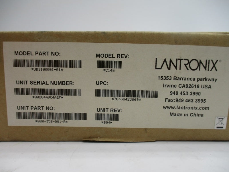 LANTRONIX 080-358-001-R UD1100001-01 NSMP