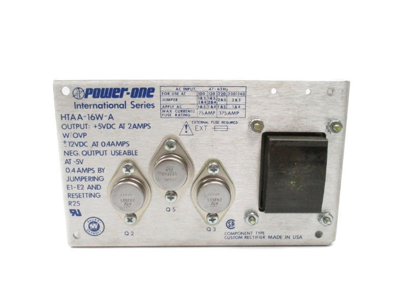 POWER-ONE HTAA-16W-A 240VAC .75A NSNP