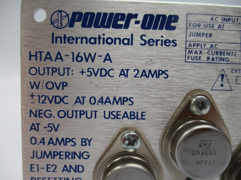 POWER-ONE HTAA-16W-A 240VAC .75A NSNP