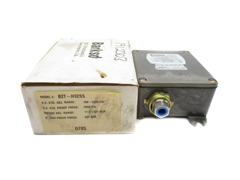BARKSDALE B2T-H32SS 600VAC 10A 4800PSI NSMP