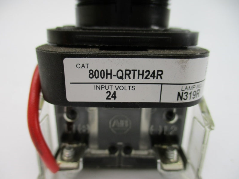 ALLEN BRADLEY 800H-QRTH24R SER. F 24V (WH) NSMP