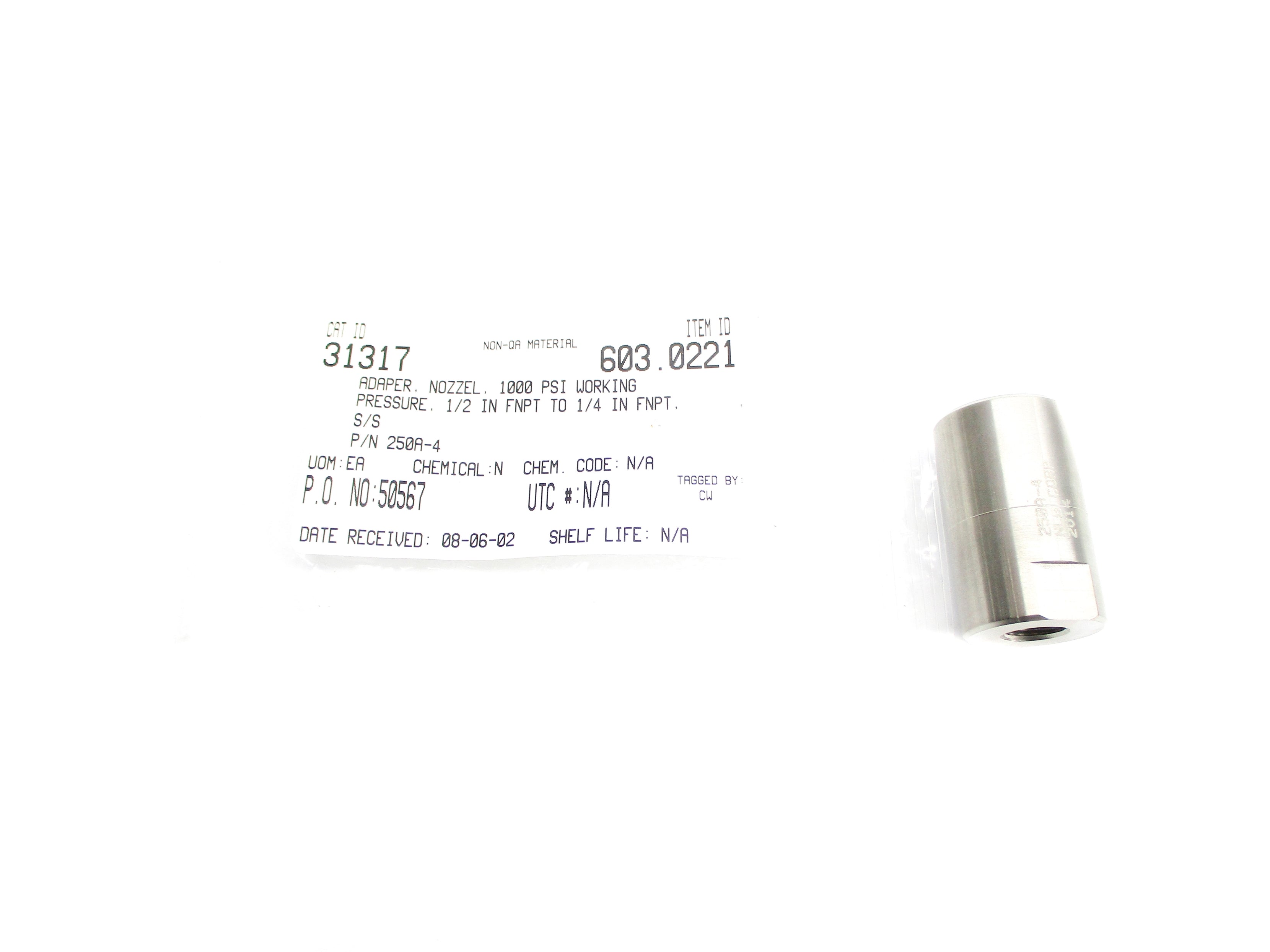 NLB CORPORATION 250A-4 1000PSI NSNP