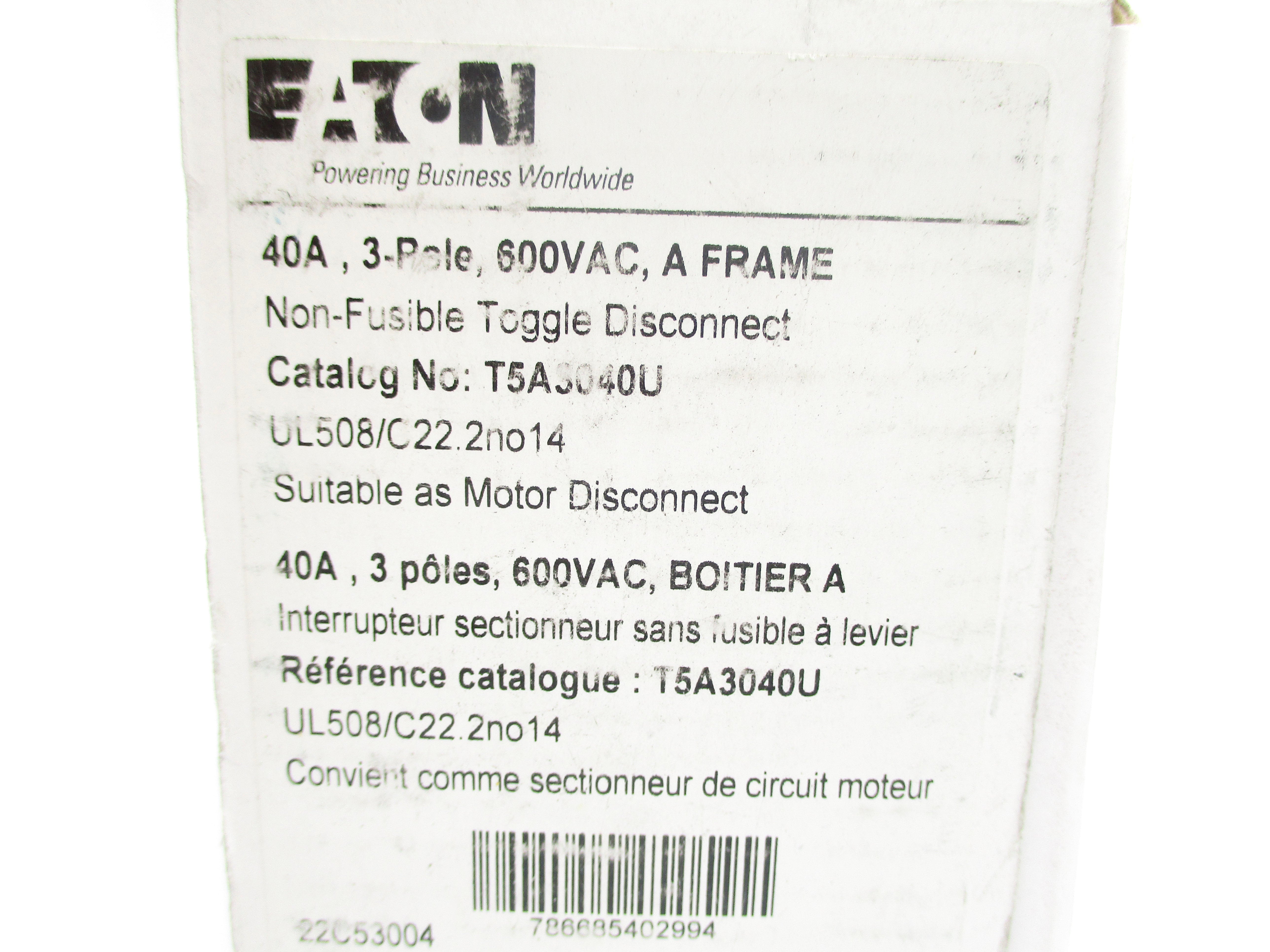 EATON T5A3040U NSMP