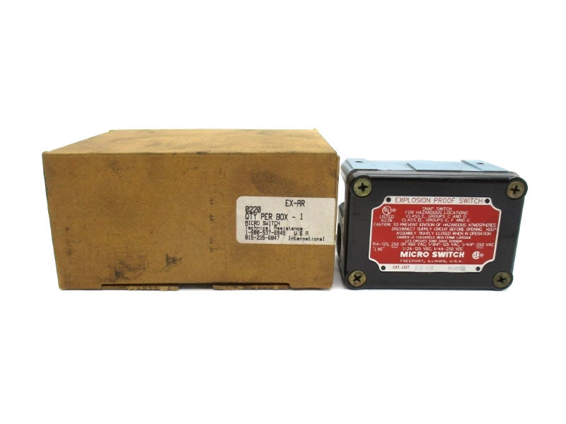 MICRO SWITCH EX-AR 0220 480VAC 15A NSMP