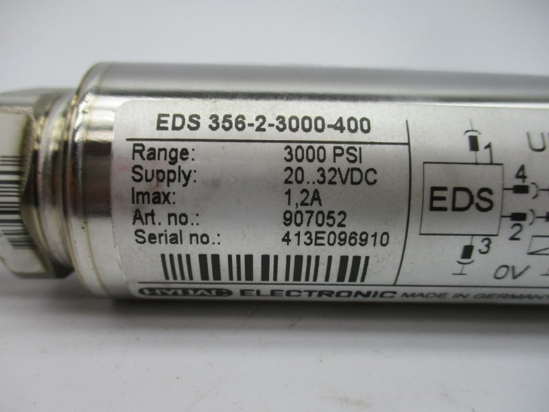 HYDAC EDS356-2-3000-400 907052 20-32VDC 1.2A 3000PSI NSMP