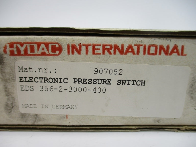 HYDAC EDS356-2-3000-400 907052 20-32VDC 1.2A 3000PSI NSMP