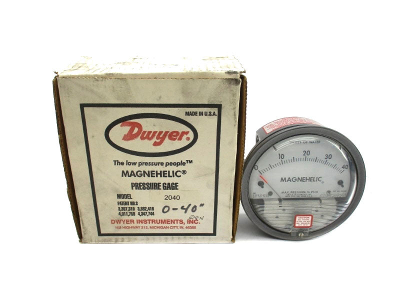 DWYER 2040 15PSI 0-40" NSMP