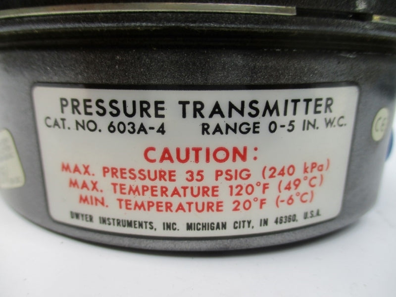 DWYER 603A-4 35PSI 0-5" NSNP