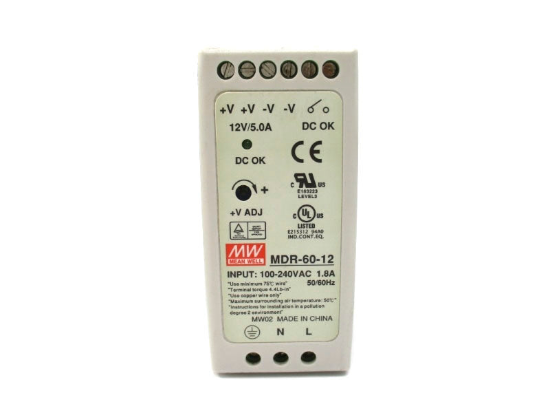 MEANWELL MDR-60-12 100-240VAC 1.8A NSNP