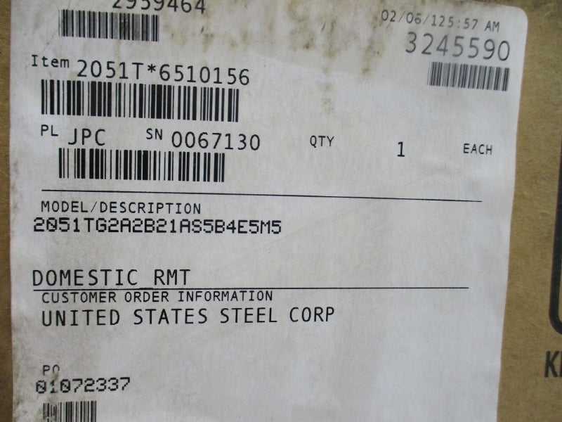 ROSEMOUNT 2051TG2A2B21AS5B4E5M5 10.5-42.4VDC 150PSI NSMP