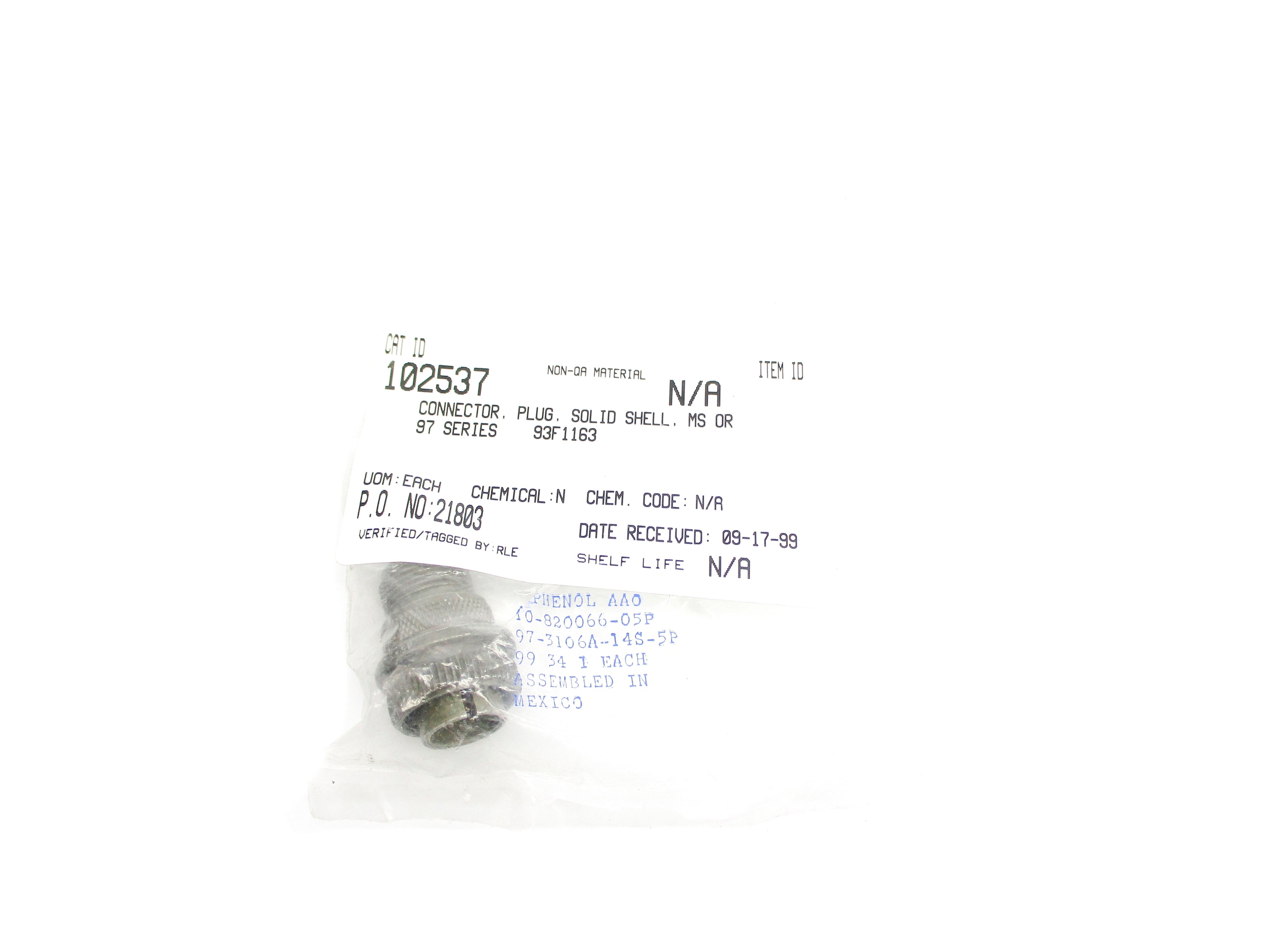 AMPHENOL 97-3106A-14S-5P NSMP