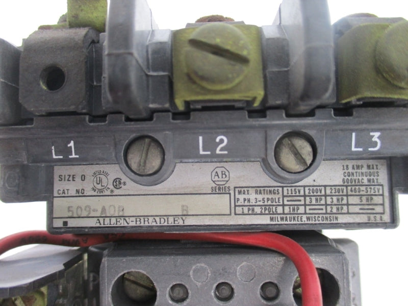 INDUSTRIAL SPARE PART 509-AOB SER. B 460-480V 18A UNMP
