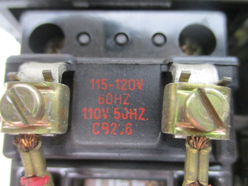 ALLEN BRADLEY 505-BOD SER. C 110/115-120V 27A (BR/WH) (AS PICTURED) NSMP