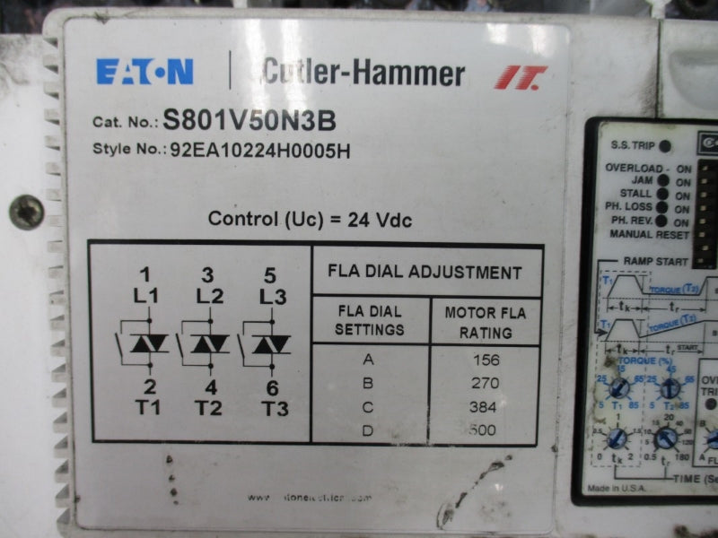 EATON S801V50N3B 92EA10224H0005H 600VAC 500A UNMP