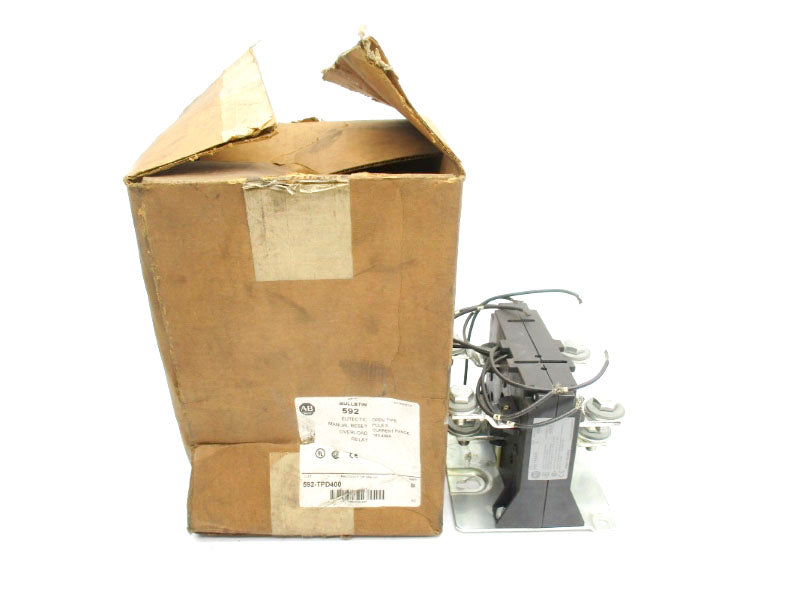 ALLEN BRADLEY 592-TPD400 SER. B 600V 160-496A (BR/WH) (AS PICTURED) NSMP