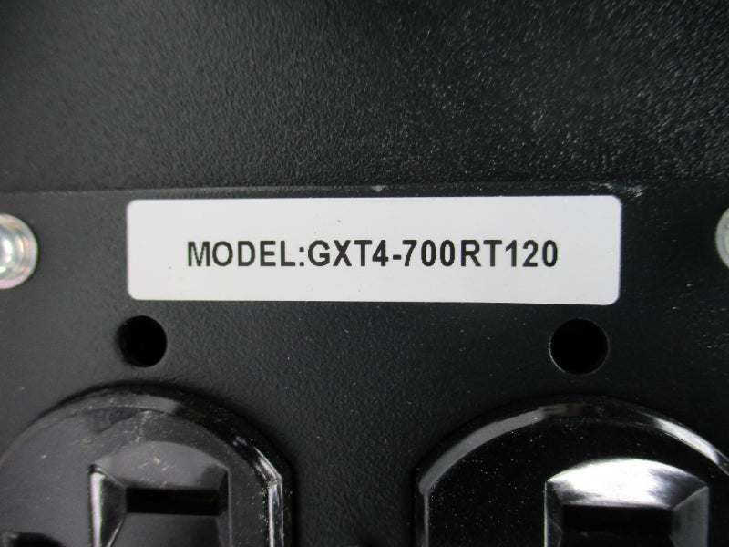 EMERSON GXT4-700RT120 110/115/120VAC 6.2/6.2/5.9A (AS PICTURED) NSNP
