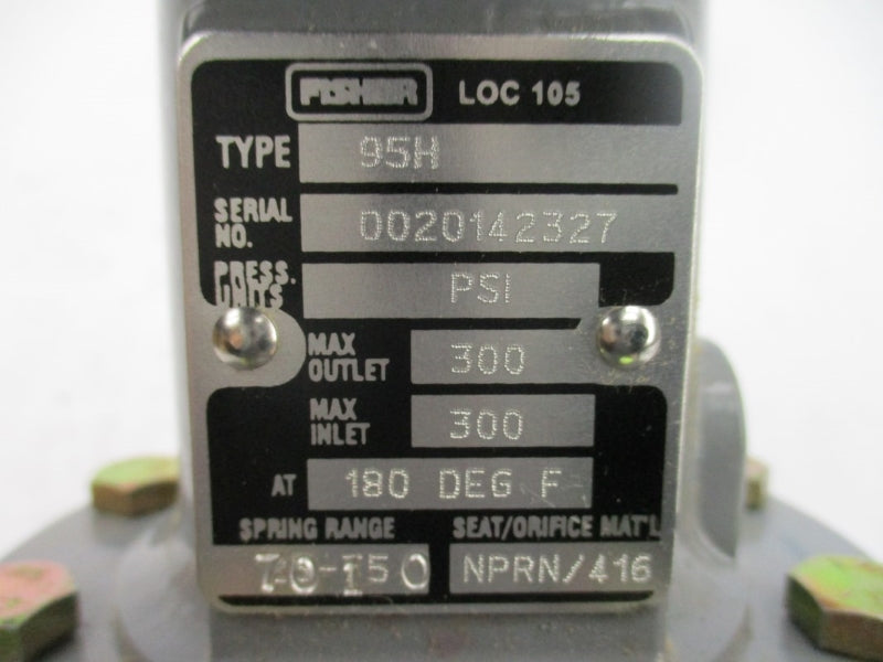 FISHER 95H-1724-43770 300PSI 180'F NSMP