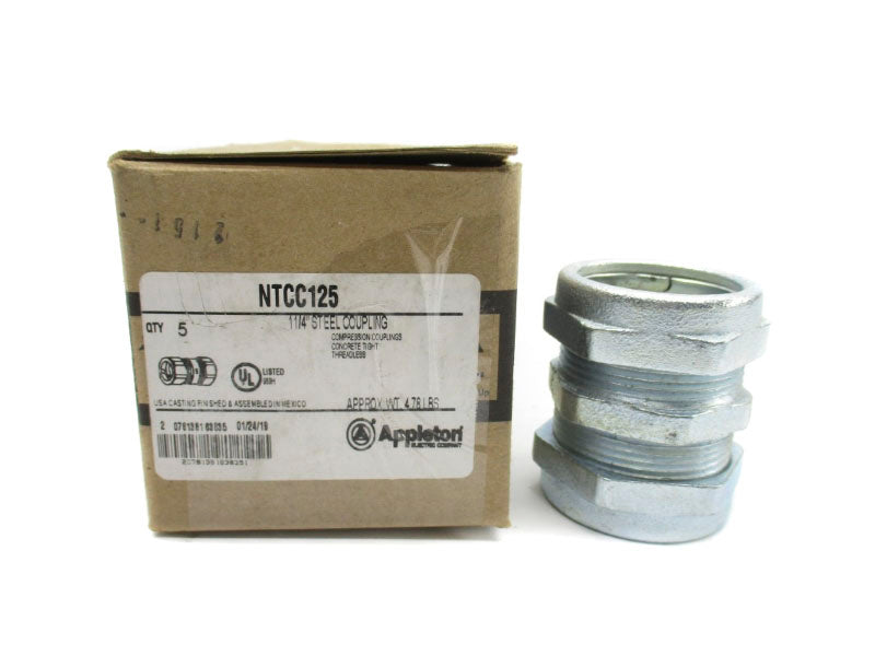 APPLETON NTCC125 1-1/4" (PKG OF 5) NSMP