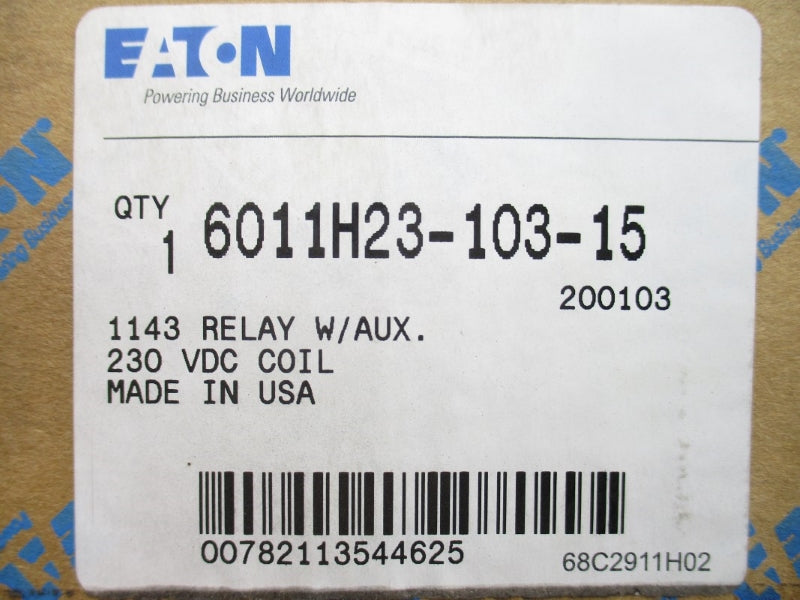 EATON 6011H23-103-15 230VDC NSMP