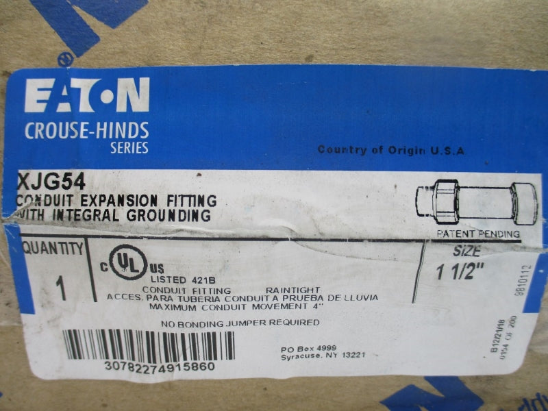 CROUSE-HINDS XJG54 1-1/2" NSMP