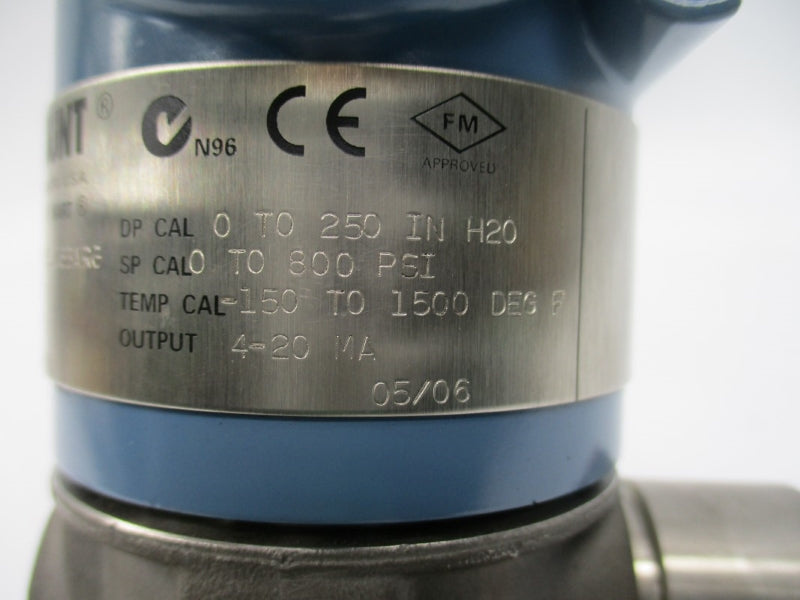 ROSEMOUNT 3095MA2CABA10AA1000B 11-55VDC 800PSI -150-+1500'F NSNP