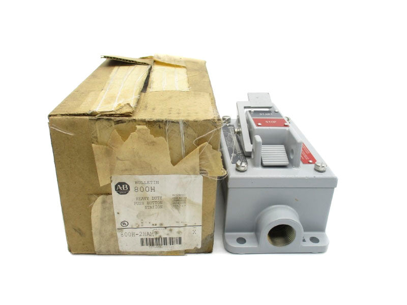 ALLEN BRADLEY 800H-2HAM7 SER. X (BR/WH) NSMP