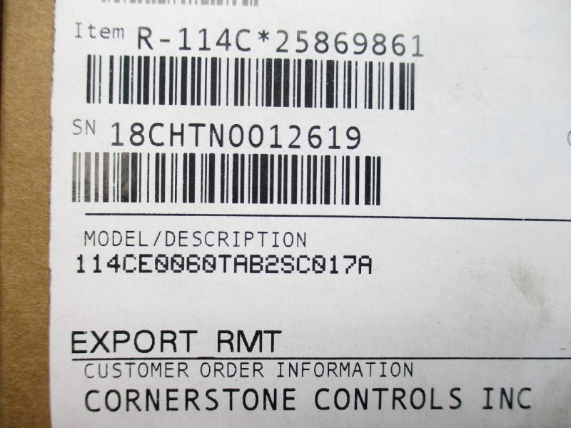 ROSEMOUNT 114CE0060TAB2SC017A NSFS