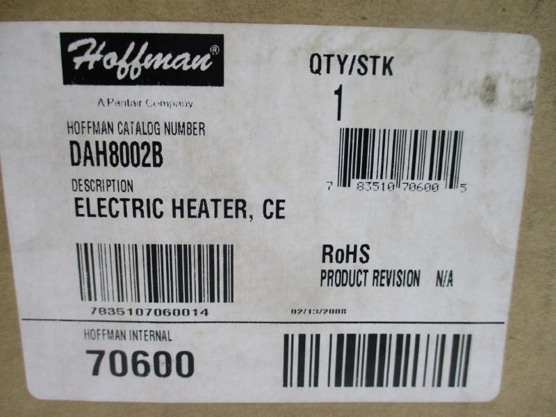 HOFFMAN DAH8002B 230V 0-100'F NSMP