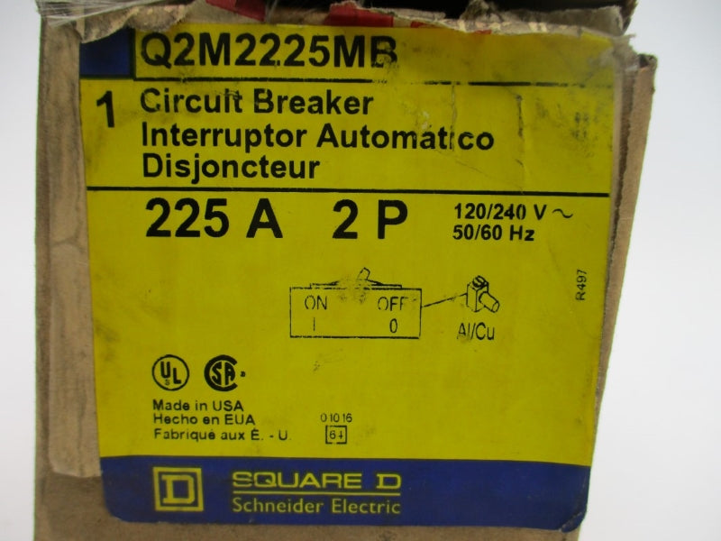 SQUARE D Q2M2225MB 120/240VAC 225A NSMP