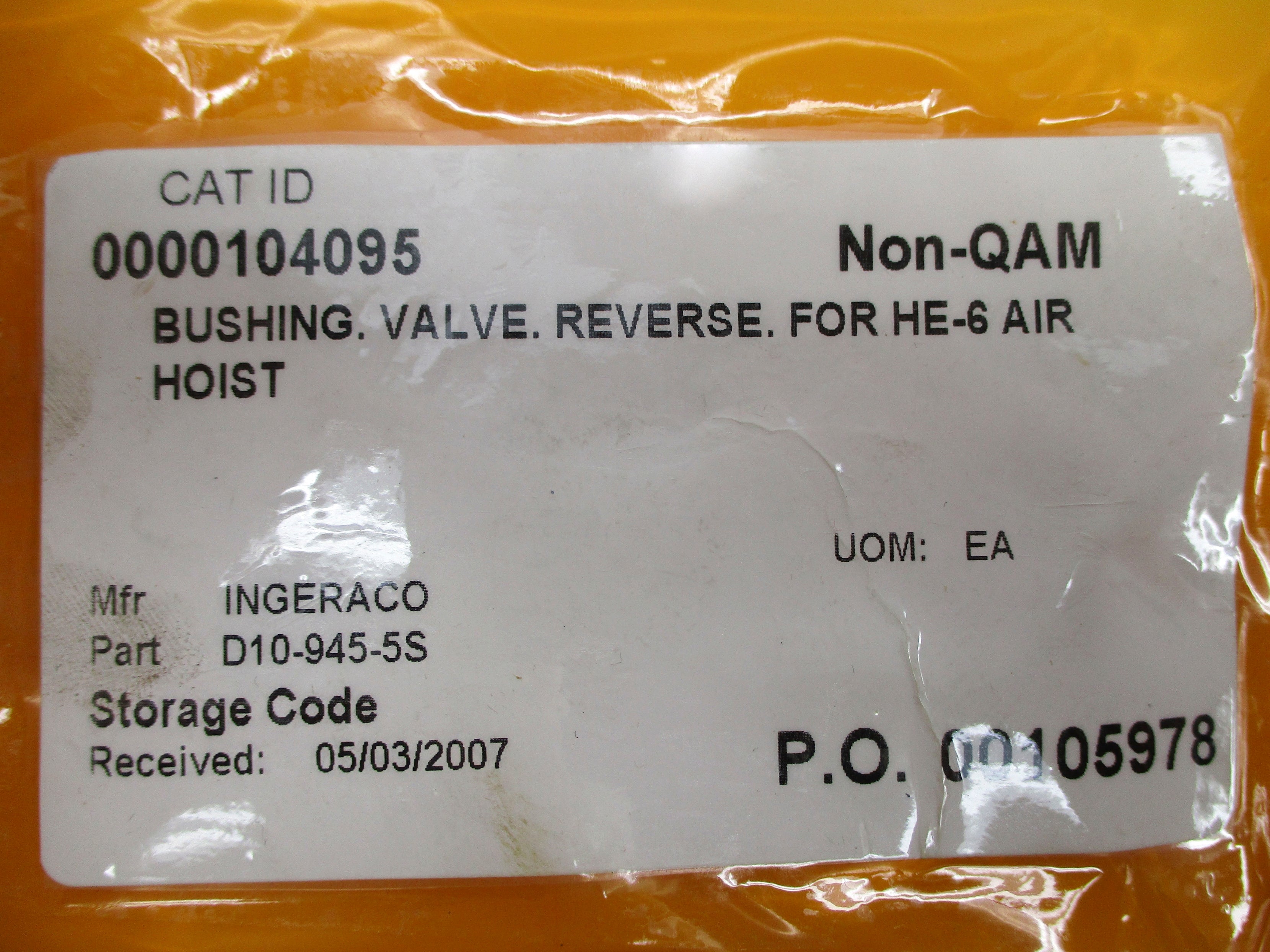 INGERSOLL RAND D10-945-5S NSNP