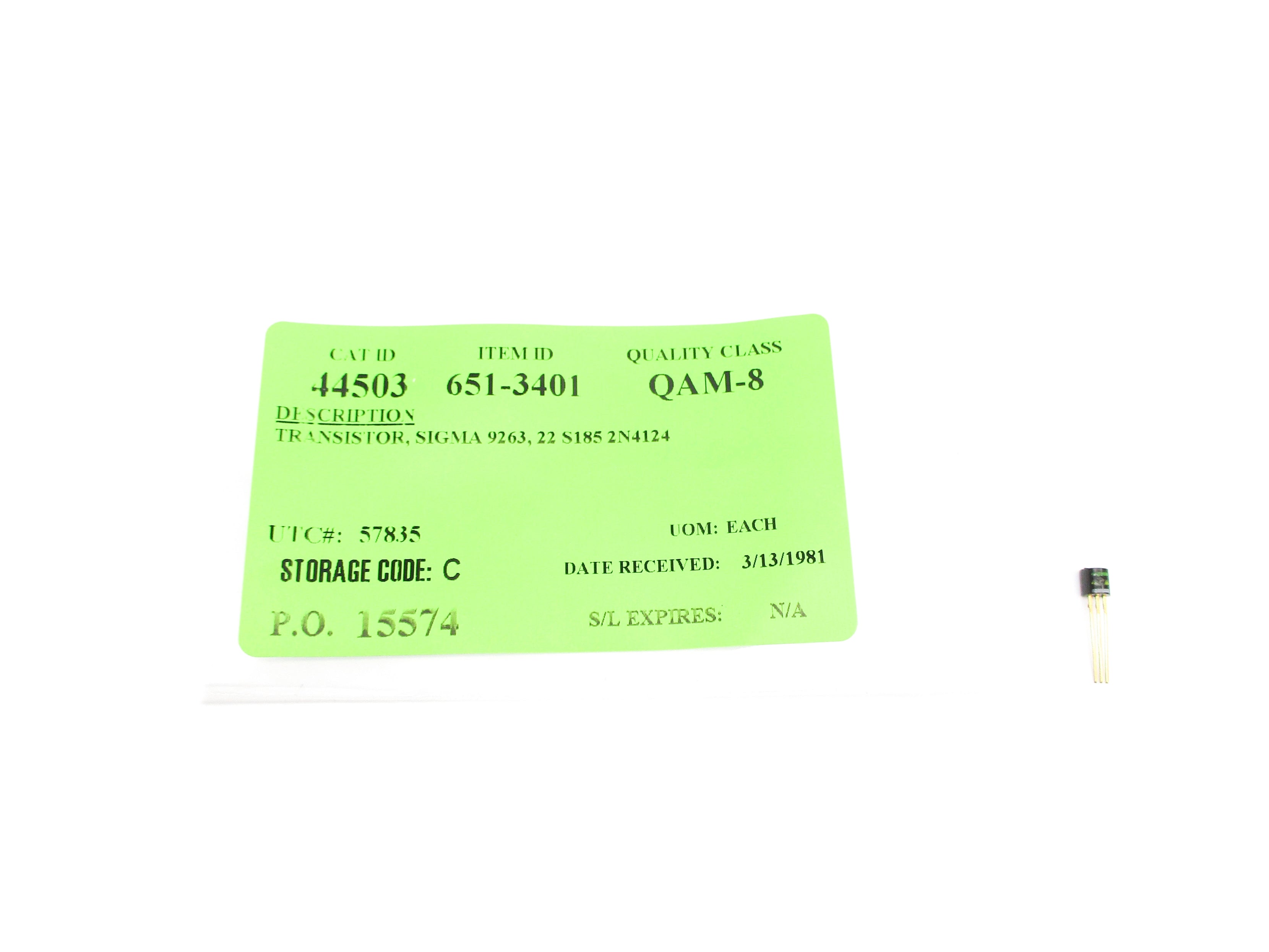 TOSHIBA 2N4124 NSNP