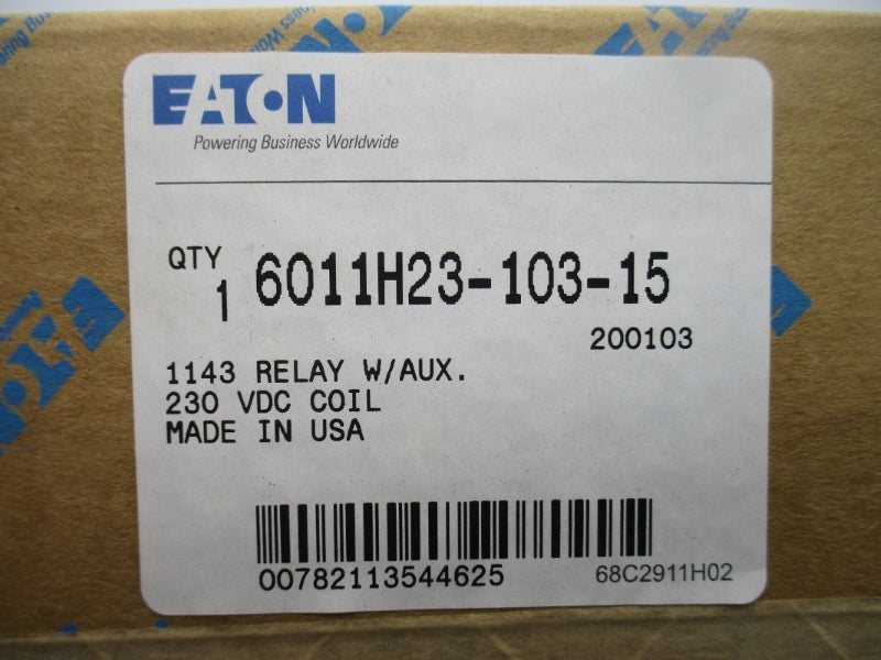 EATON 6011H23-103-15 230VDC NSFS
