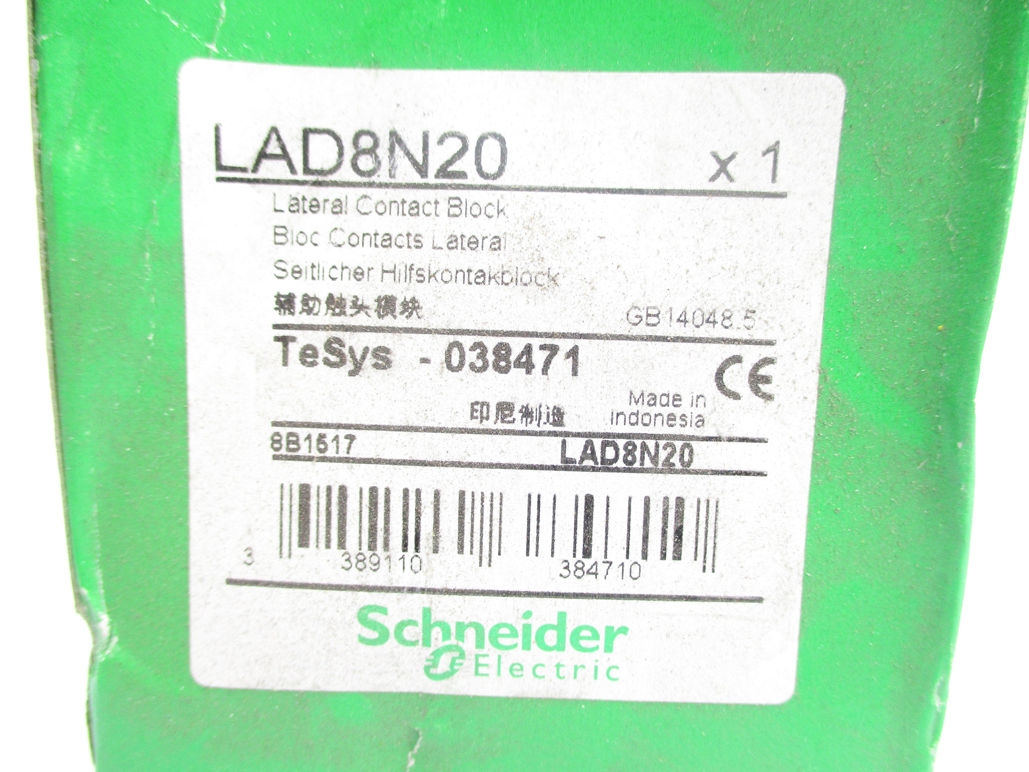 SCHNEIDER ELECTRIC LAD8N20 NSMP
