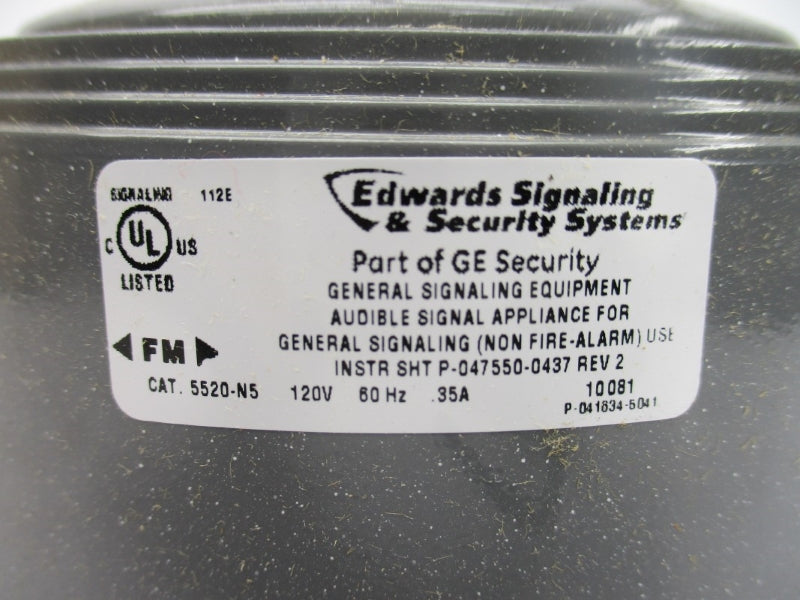 EDWARDS SIGNALING 5520-N5 120VAC NSMP