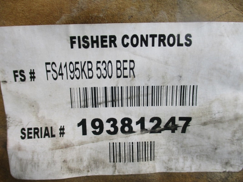 FISHER CONTROLS FS4195KB530BER 0-30PSI NSMP