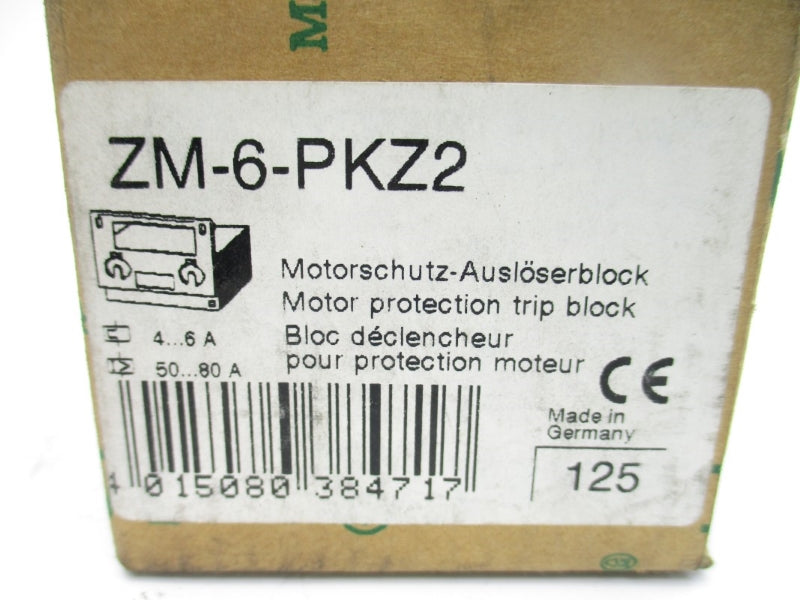 KLOCKNER MOELLER ZM-6-PKZ2 575V 5A NSMP