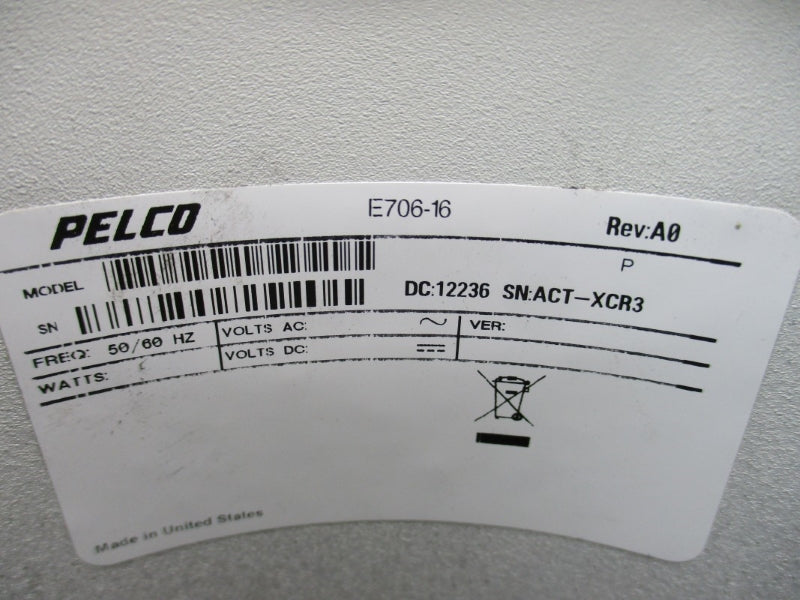 PELCO E706-16 (AS PICTURED) NSNP