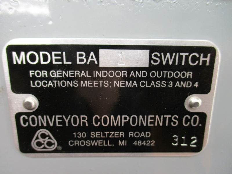 CONVEYOR COMPONENTS BA1 480VAC 20A NSNP
