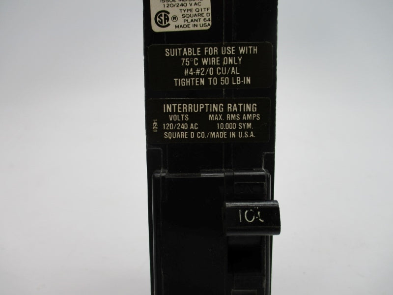 SQUARE D Q12100TF 120/240VAC 100A NSMP