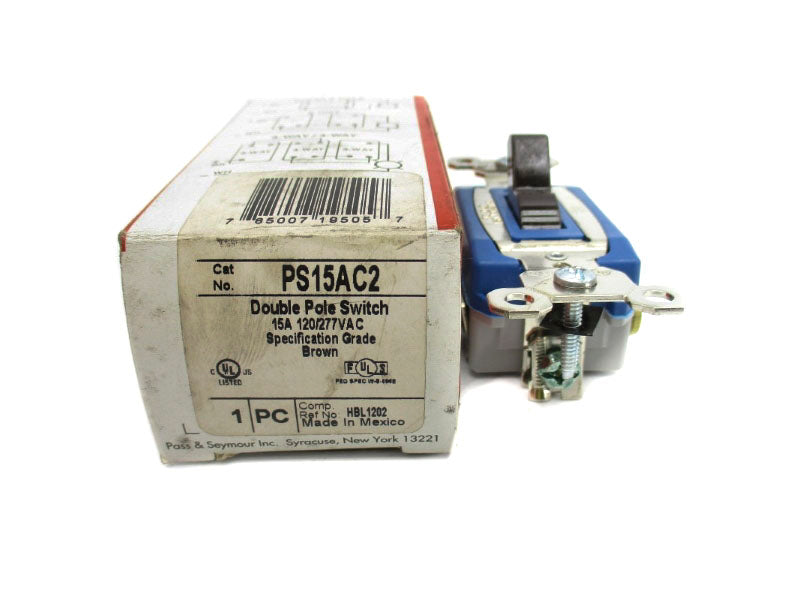 PASS & SEYMOUR PS15AC2 120/277VAC 15A (BROWN) NSMP