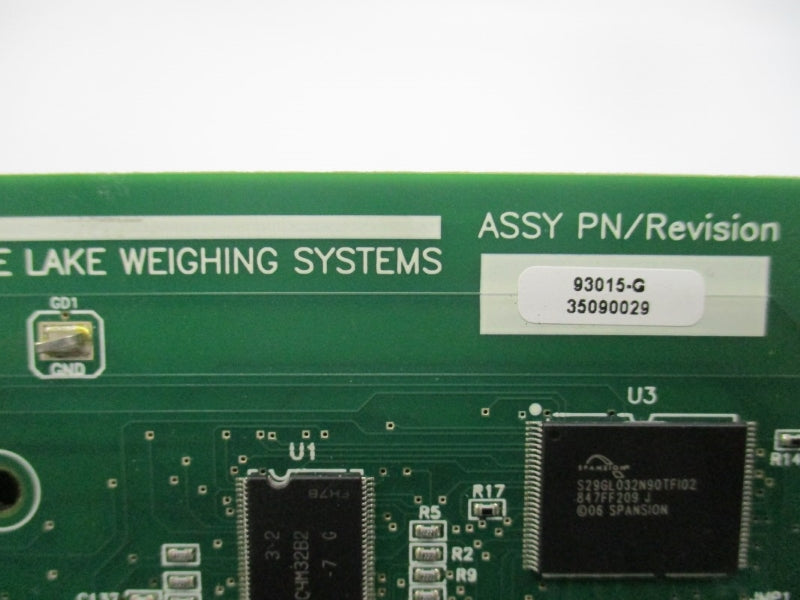 RICE LAKE WEIGHING SYSTEMS 93015-G 35090029 UNMP