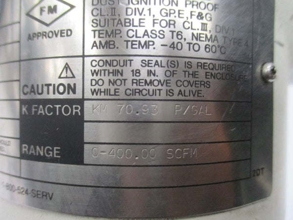 YOKOGAWA YF104-AAUA2A-S3S3*E/FMF/TBL 24VDC 1440PSI UNMP