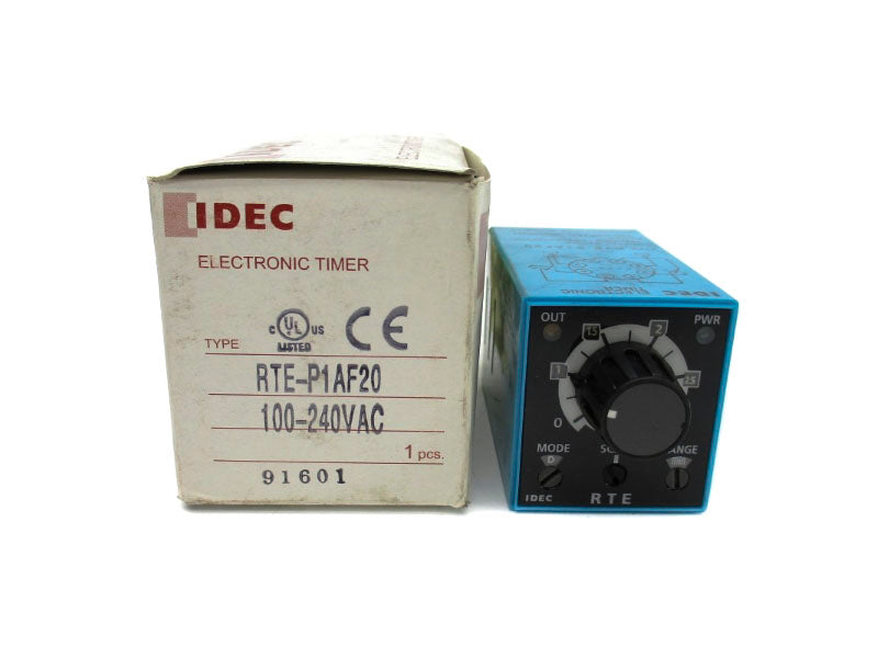 IDEC RTE-P1AF20 100-240VAC 10A 0-3M NSMP