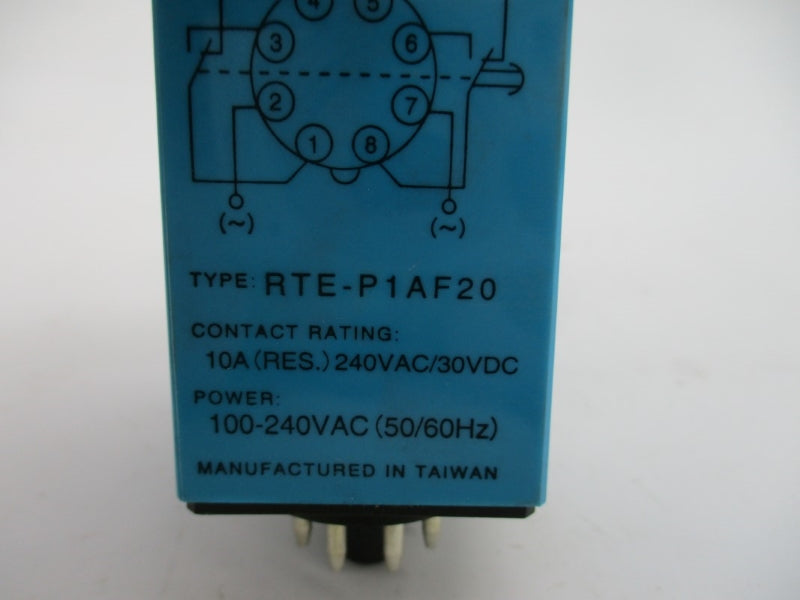 IDEC RTE-P1AF20 100-240VAC 10A 0-3M NSMP