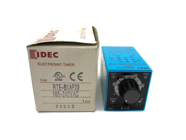 IDEC RTE-B1AF20 100-240VAC 10A 0-1M NSMP