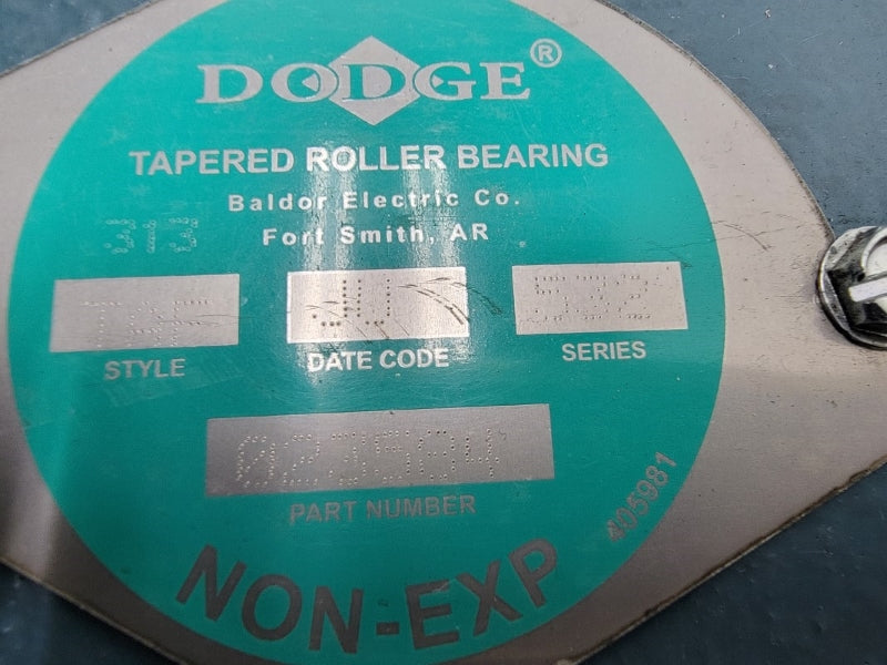 DODGE BALDOR ELECTRIC 023584 STYLE TAF SERIES 532 NSNP