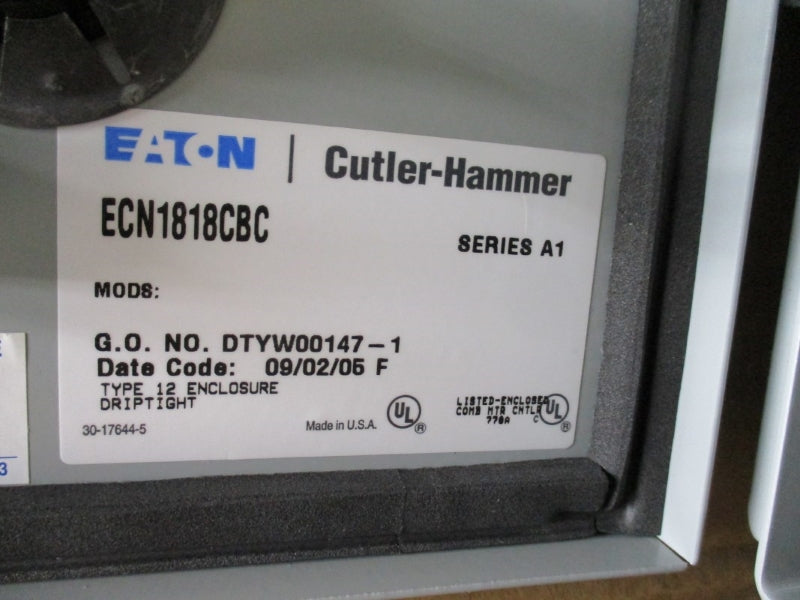 EATON ECN1818CBC SER. A1 600V 30A NSMP